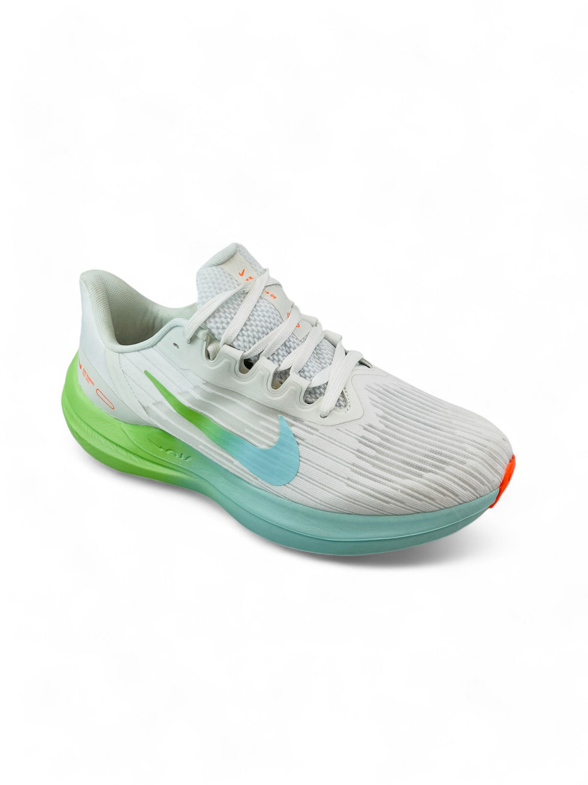 Nike Air Winflo 9 Men's Running Shoes(white & Parrot)