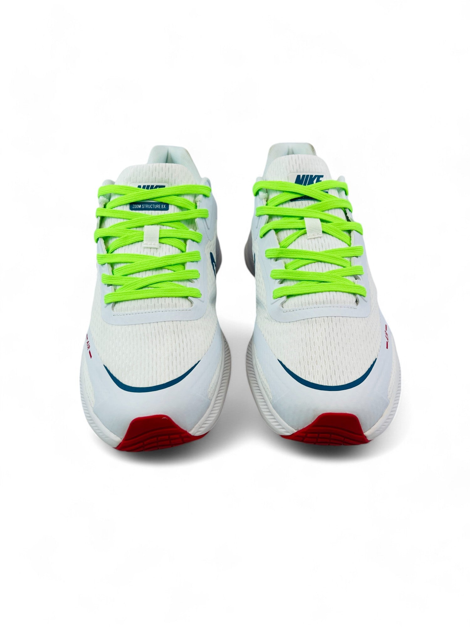 NIKE AIR ZOOM STRUCTURE 8x | WHITE, BLUE & GREEN |