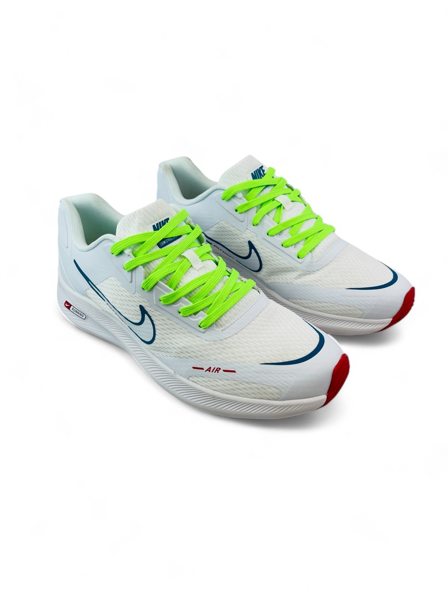 NIKE AIR ZOOM STRUCTURE 8x | WHITE, BLUE & GREEN |