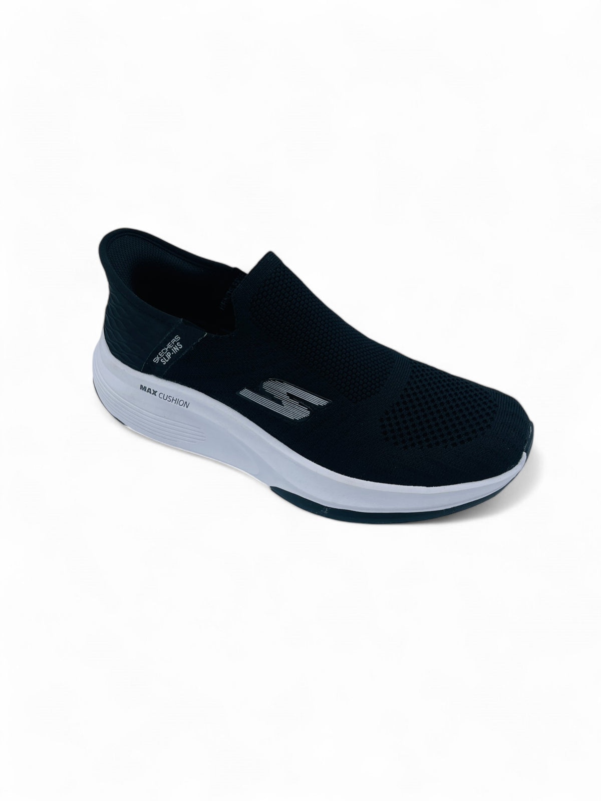 Skechers Slip-ins: Max Cushioning(Black & White)