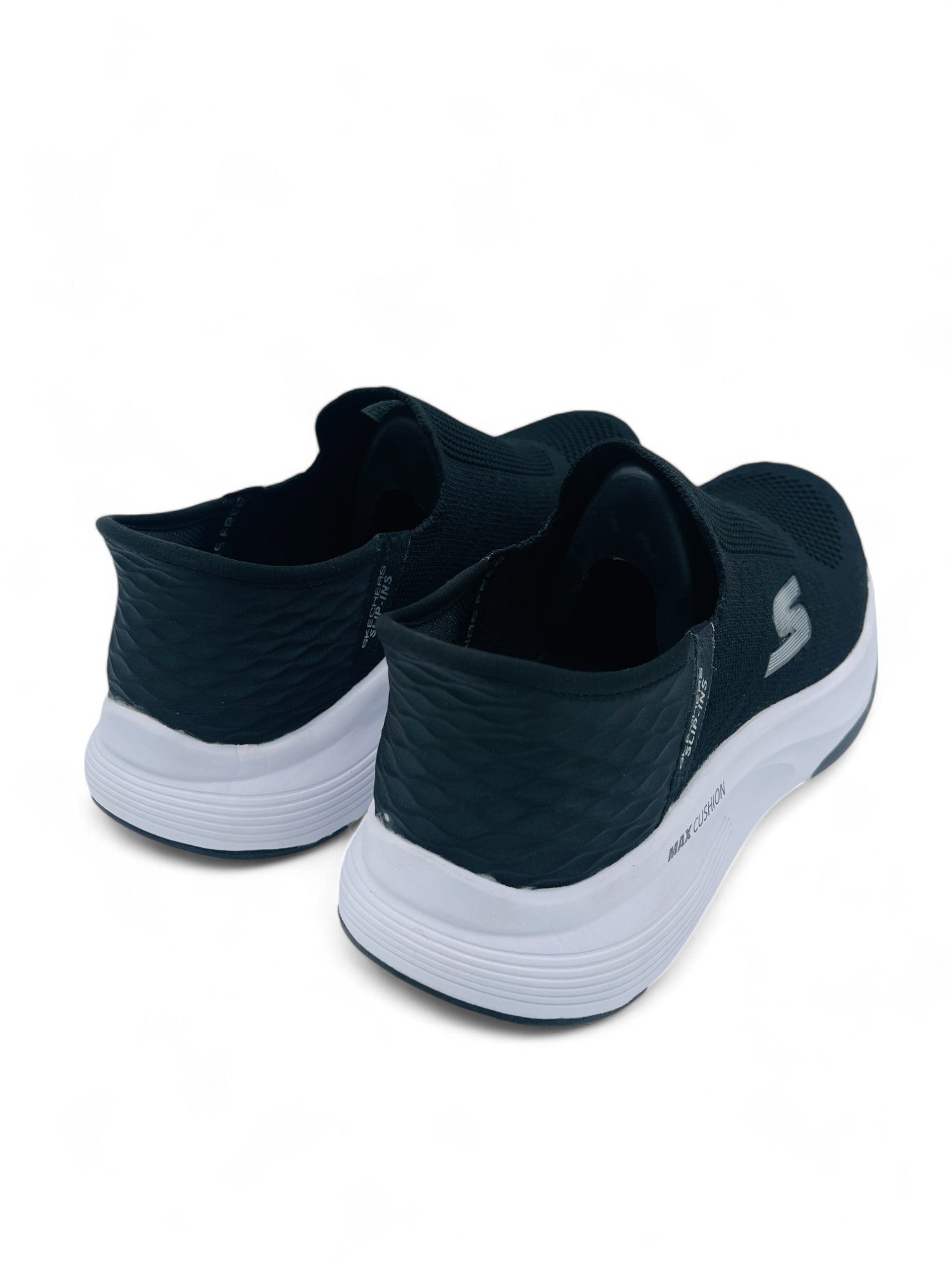 Skechers Slip-ins: Max Cushioning(Black & White)